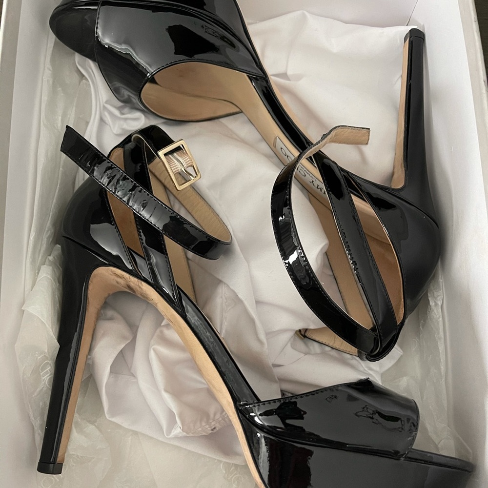 Jimmy Choo parent leather heels